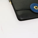 LOUIS VUITTON Epi Bicolor Free Run Shoulder Bag Black Blue M52415 LV Auth 69885-16