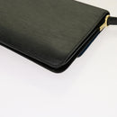 LOUIS VUITTON Epi Bicolor Free Run Shoulder Bag Black Blue M52415 LV Auth 69885-17