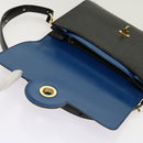 LOUIS VUITTON Epi Bicolor Free Run Shoulder Bag Black Blue M52415 LV Auth 69885-20
