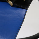 LOUIS VUITTON Epi Bicolor Free Run Shoulder Bag Black Blue M52415 LV Auth 69885-9