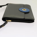 LOUIS VUITTON Epi Bicolor Free Run Shoulder Bag Black Blue M52415 LV Auth 69885-4