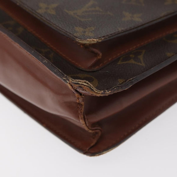 LOUIS VUITTON Monogram Monceau 28 Handtasche 2-Wege M51185 LV Auth 69891