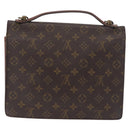 LOUIS VUITTON Monogram Monceau 28 Handtasche 2-Wege M51185 LV Auth 69891-13