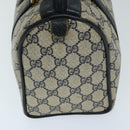 GUCCI GG Supreme Sherry Line Hand Bag PVC Navy Red 40 02 006 Auth 69897-4