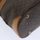 CELINE Macadam Canvas Hand Bag PVC 2way Brown Auth 69898-16