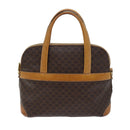 CELINE Macadam Canvas Hand Bag PVC 2way Brown Auth 69898-13