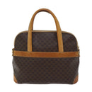 CELINE Macadam Canvas Hand Bag PVC 2way Brown Auth 69898-2