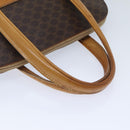 CELINE Macadam Canvas Hand Bag PVC 2way Brown Auth 69898-7