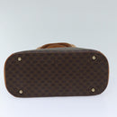 CELINE Macadam Canvas Hand Bag PVC 2way Brown Auth 69898-5