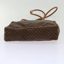 CELINE Macadam Canvas Shoulder Bag PVC Brown Auth 69901-5