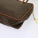 CELINE Macadam Canvas Shoulder Bag PVC Brown Auth 69901-15