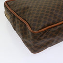 CELINE Macadam Canvas Shoulder Bag PVC Brown Auth 69901-16