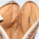 CELINE Macadam Canvas Shoulder Bag PVC Brown Auth 69901-19