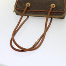 CELINE Macadam Canvas Shoulder Bag PVC Brown Auth 69901-7