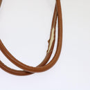 CELINE Macadam Canvas Shoulder Bag PVC Brown Auth 69901-8