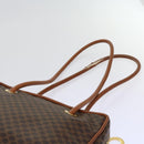 CELINE Macadam Canvas Shoulder Bag PVC Brown Auth 69901-9