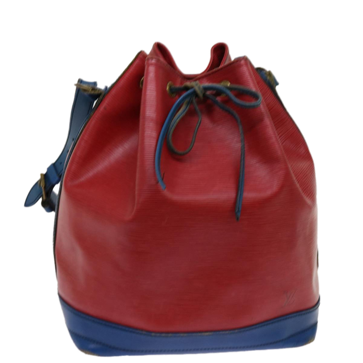 LOUIS VUITTON Epi Noe Shoulder Bag Bicolor Red Blue M44084 LV Auth 69903