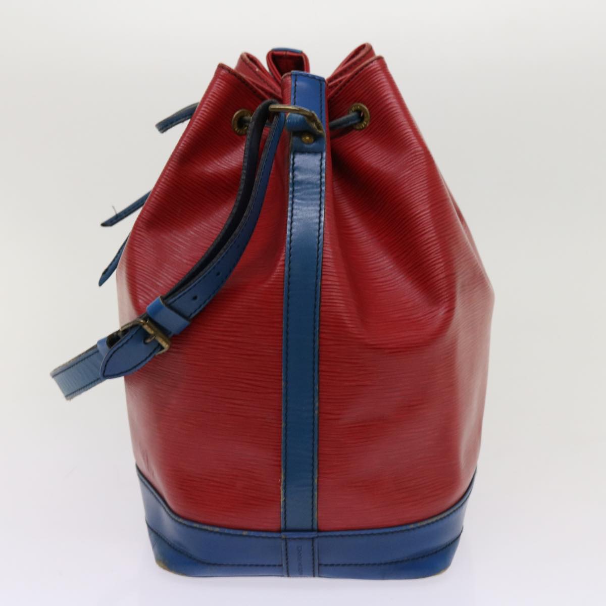 LOUIS VUITTON Epi Noe Shoulder Bag Bicolor Red Blue M44084 LV Auth 69903