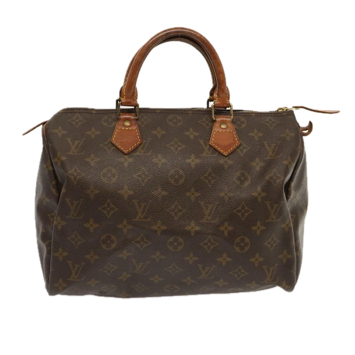 LOUIS VUITTON Monogram Speedy 30 Hand Bag M41526 LV Auth 69906