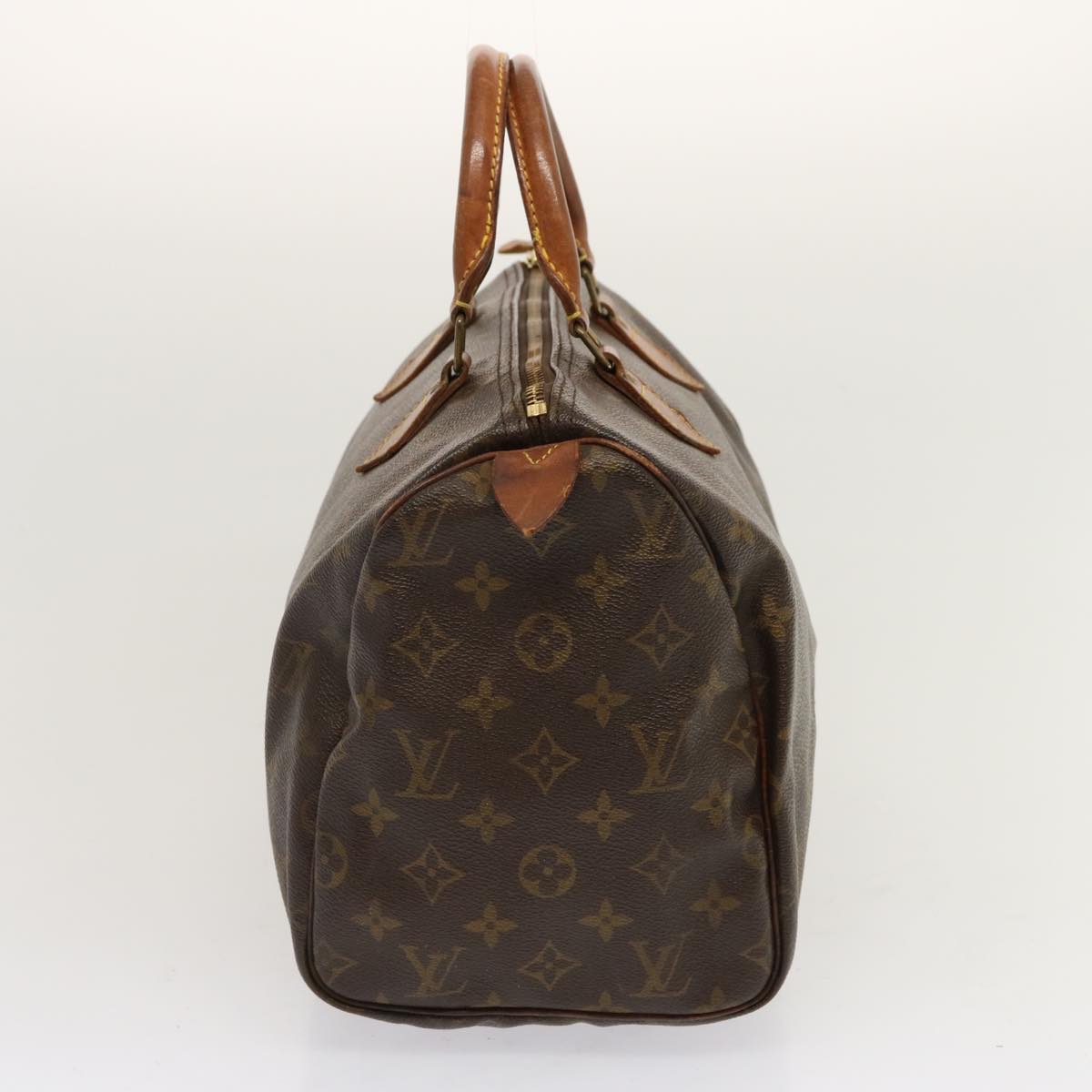 LOUIS VUITTON Monogram Speedy 30 Hand Bag M41526 LV Auth 69906