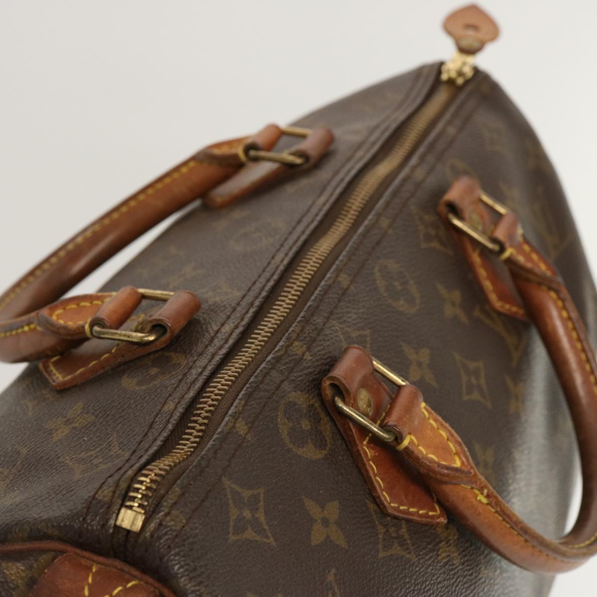 LOUIS VUITTON Monogram Speedy 30 Hand Bag M41526 LV Auth 69906