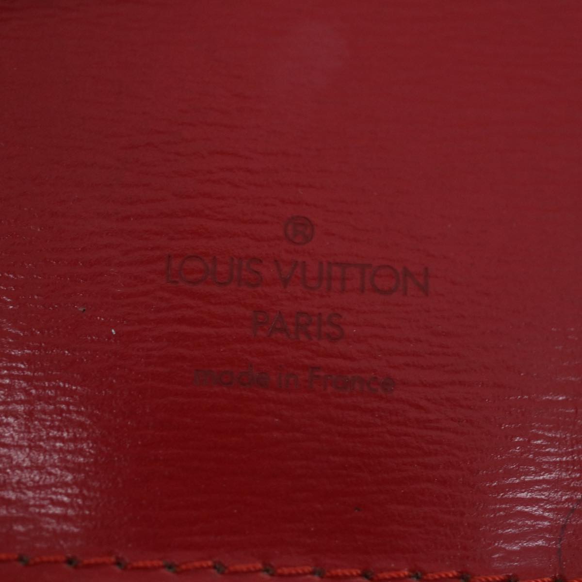 LOUIS VUITTON Epi Cluny Shoulder Bag Red M52257 LV Auth 69933