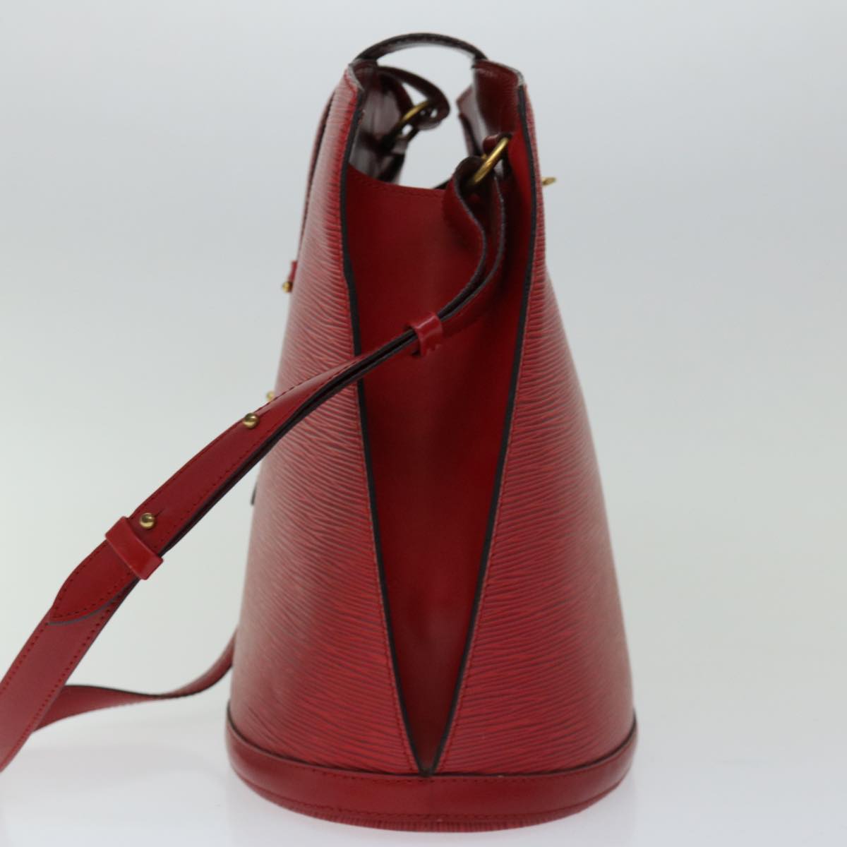 LOUIS VUITTON Epi Cluny Shoulder Bag Red M52257 LV Auth 69933