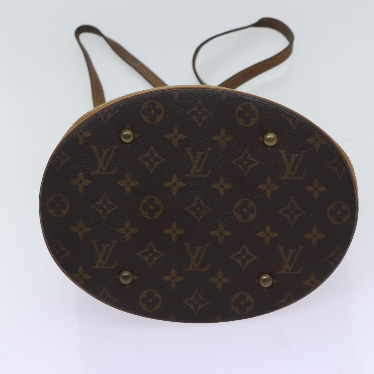 LOUIS VUITTON Monogram Bucket GM Shoulder Bag M42236 LV Auth 69938