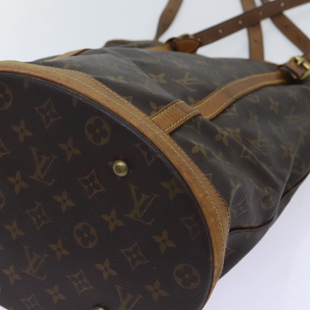 LOUIS VUITTON Monogram Bucket GM Shoulder Bag M42236 LV Auth 69938