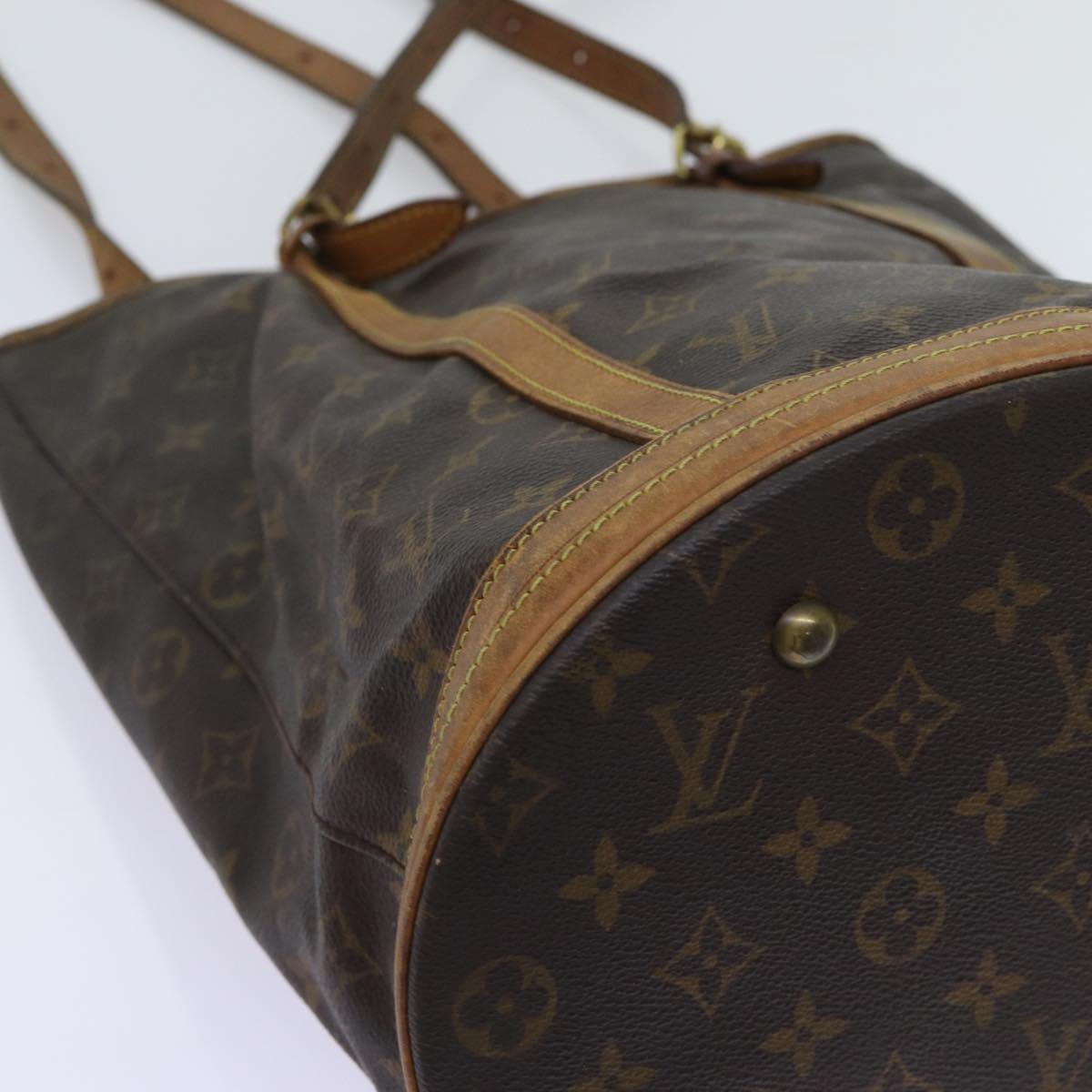 LOUIS VUITTON Monogram Bucket GM Shoulder Bag M42236 LV Auth 69938