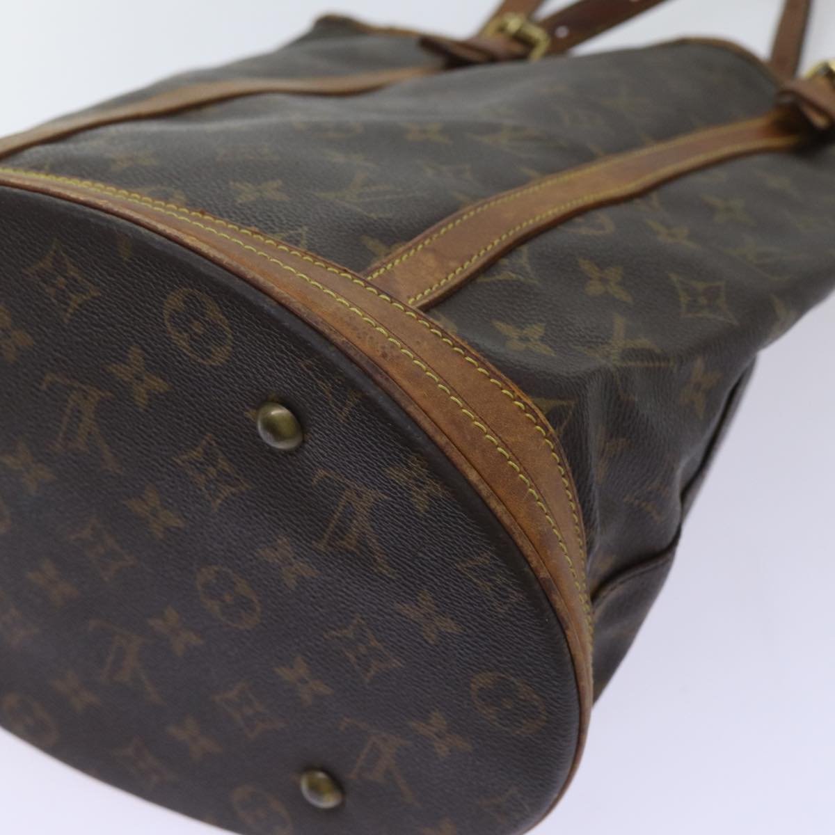 LOUIS VUITTON Monogram Bucket GM Shoulder Bag M42236 LV Auth 69938