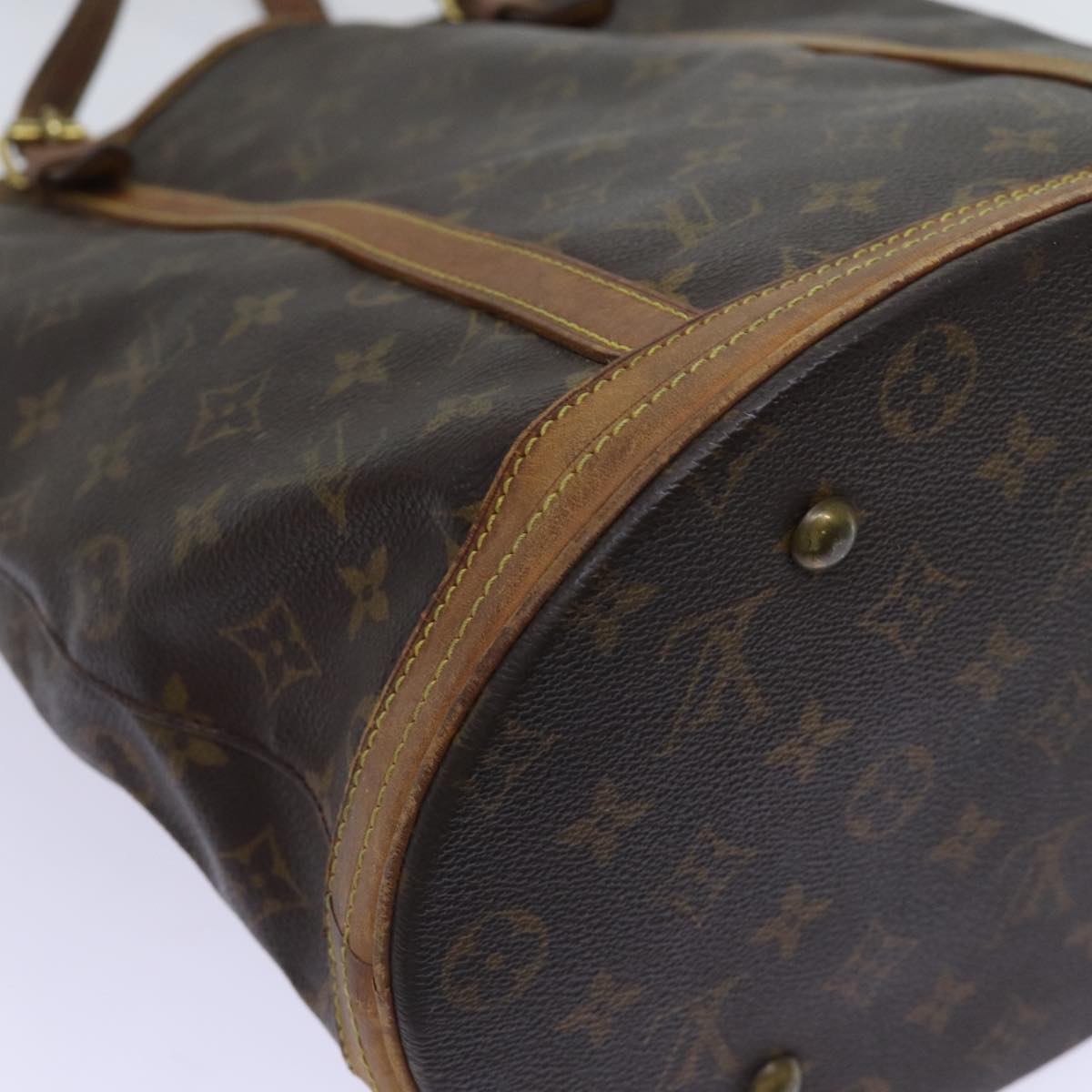 LOUIS VUITTON Monogram Bucket GM Shoulder Bag M42236 LV Auth 69938