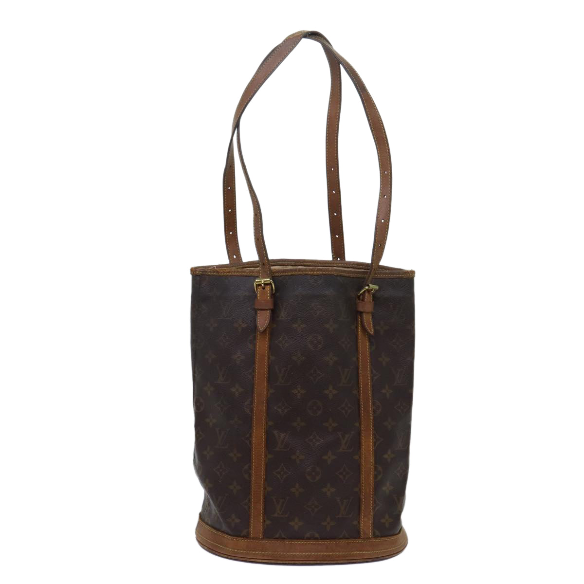 LOUIS VUITTON Monogram Bucket GM Shoulder Bag M42236 LV Auth 69938