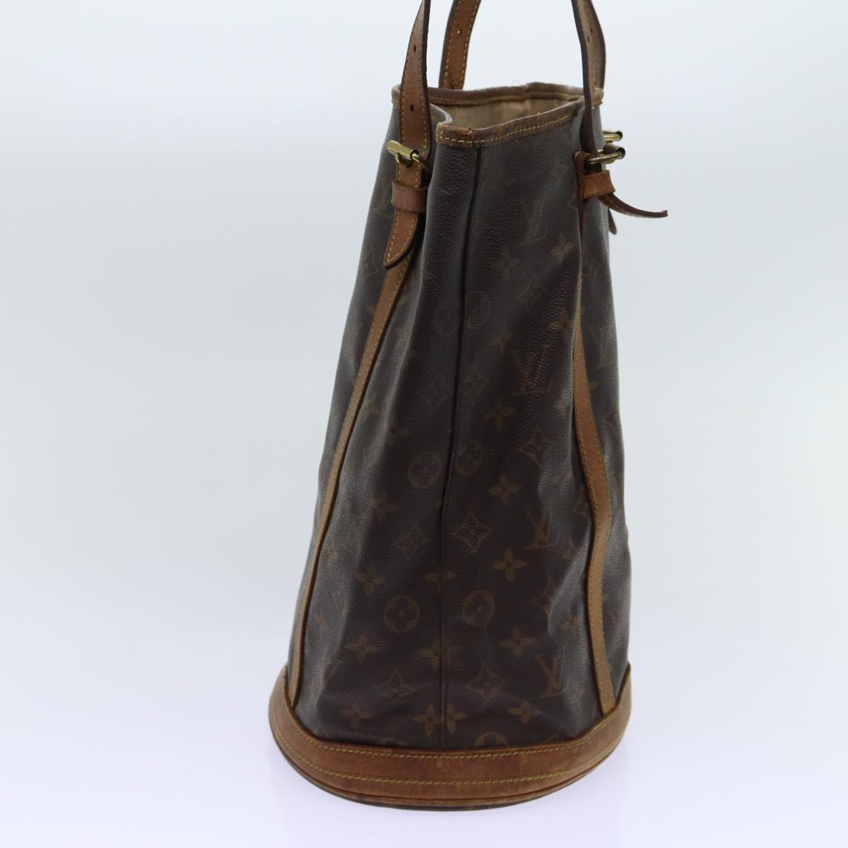 LOUIS VUITTON Monogram Bucket GM Shoulder Bag M42236 LV Auth 69938