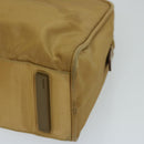 PRADA Hand Bag Nylon Beige Auth 69941-9