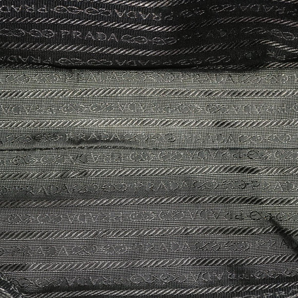 PRADA Hand Bag Nylon Beige Auth 69941