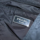 PRADA Tote Bag Nylon Black Gray Auth 69946-10