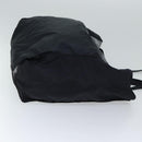 PRADA Tote Bag Nylon Black Gray Auth 69946-3