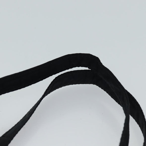 PRADA Tote Bag Nylon Black Gray Auth 69946