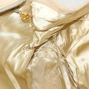 CHANEL Tote Bag Canvas Beige CC Auth 69969-19