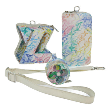 LOUIS VUITTON Monogram Pastel Colors LV Block Multicolor M57277 LV Auth 69979AM