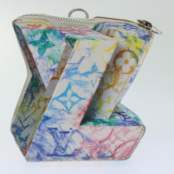 LOUIS VUITTON Monogram Pastel Colors LV Block Multicolor M57277 LV Auth 69979SM