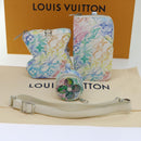 LOUIS VUITTON Monogram Pastel Colors LV Block Multicolor M57277 LV Auth 69979AM-55