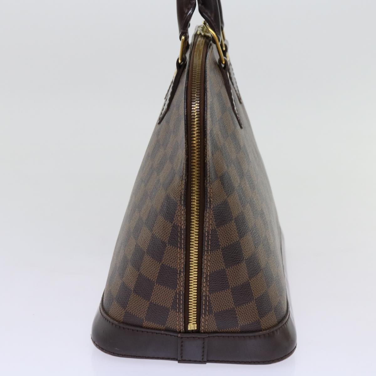 LOUIS VUITTON Damier Ebene Alma Hand Bag N51131 LV Auth 69984