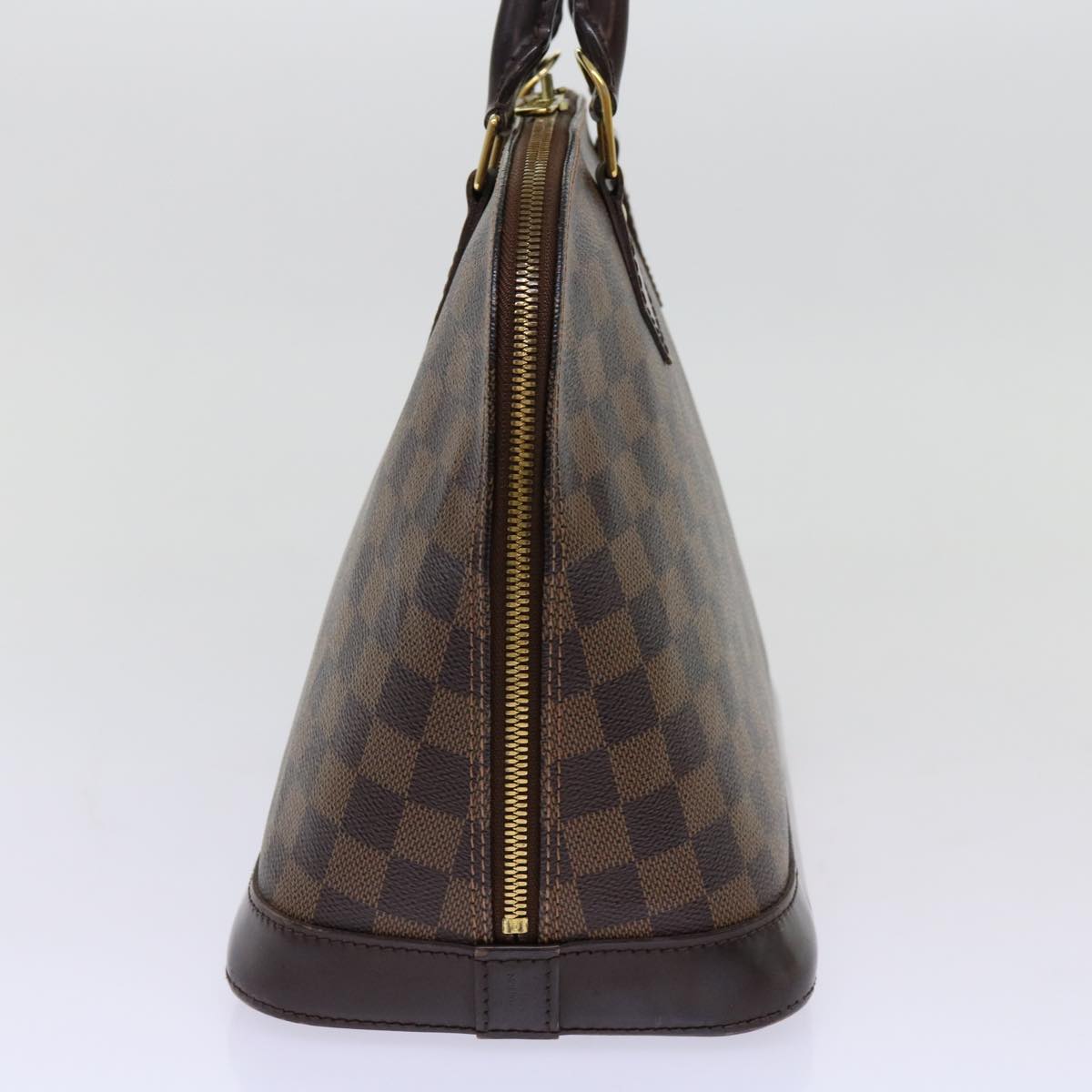 LOUIS VUITTON Damier Ebene Alma Hand Bag N51131 LV Auth 69984