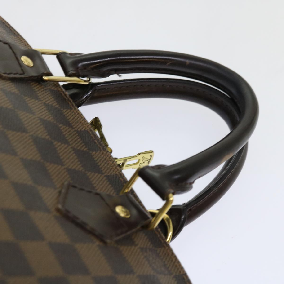 LOUIS VUITTON Damier Ebene Alma Hand Bag N51131 LV Auth 69984