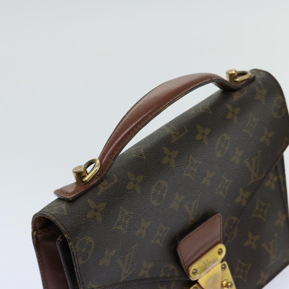 LOUIS VUITTON Monogram Monceau 26 Shoulder Bag 2way M51187 LV Auth 69987