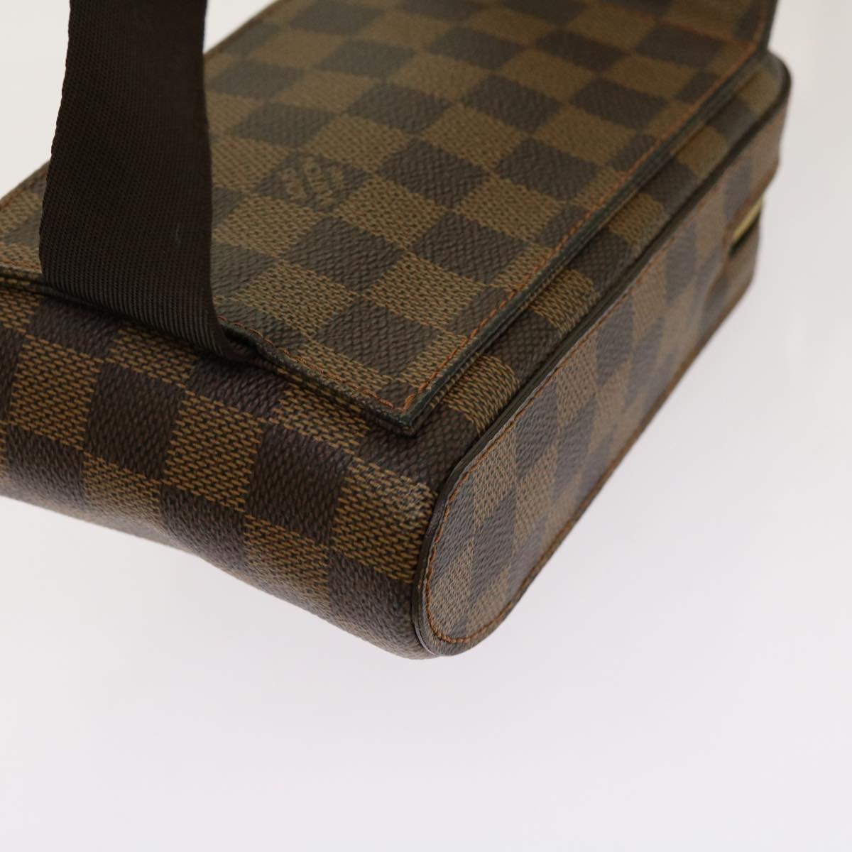 LOUIS VUITTON Damier Ebene Geronimos Shoulder Bag N51994 LV Auth 69998