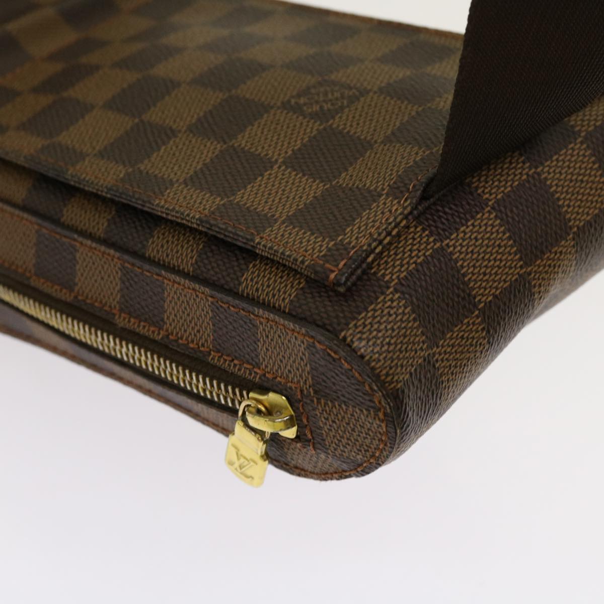 LOUIS VUITTON Damier Ebene Geronimos Shoulder Bag N51994 LV Auth 69998