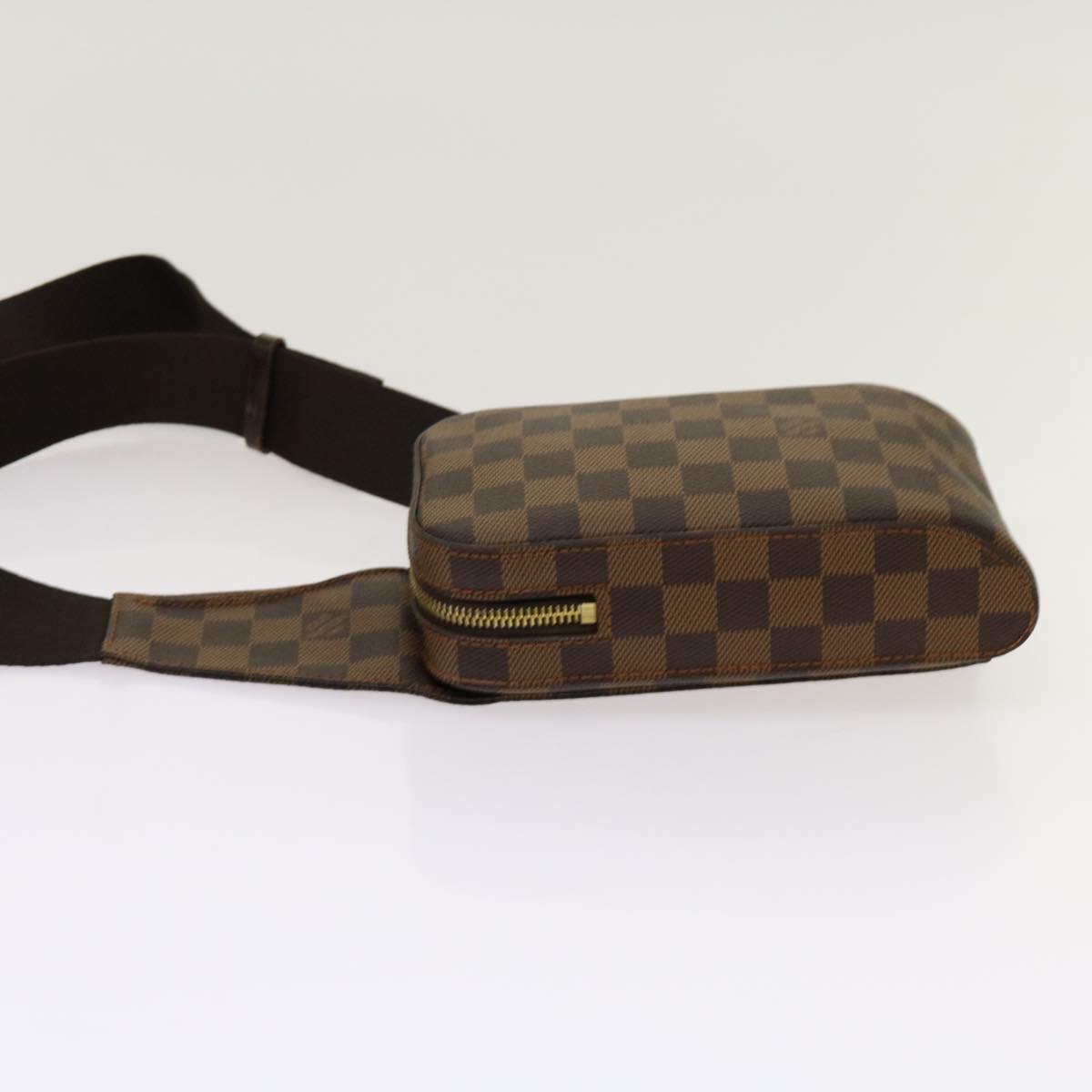 LOUIS VUITTON Damier Ebene Geronimos Shoulder Bag N51994 LV Auth 69998